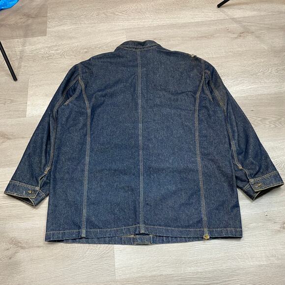 Polo Jeans Company Denim Barn Chore Jacket Men's XL Cottagecore - Picture 4 of 14